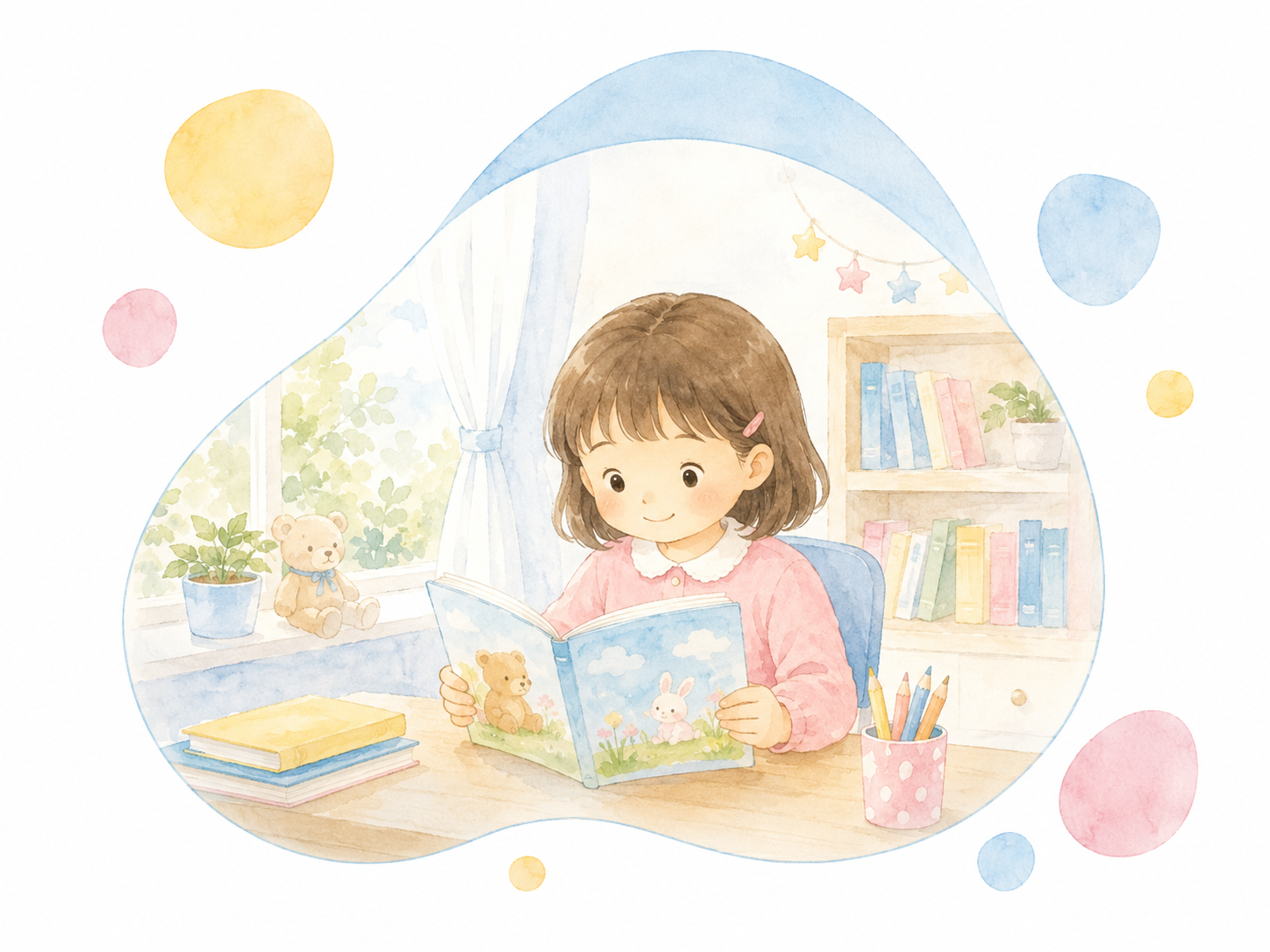 絵本で読む力を育てる読書・作文コース